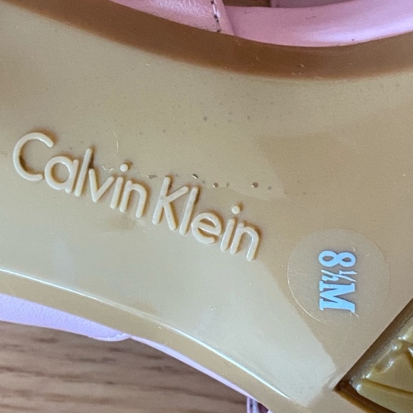 Calvin Klein Women\'s Lancy Heeled Sandal Soft Pink 8 1/2 M